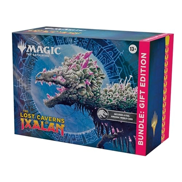 Magic: The Gathering The Lost Caverns of Ixalan Bundle: Gift Edition - 8 Set Boosters, 1 Collector Booster + Accessories