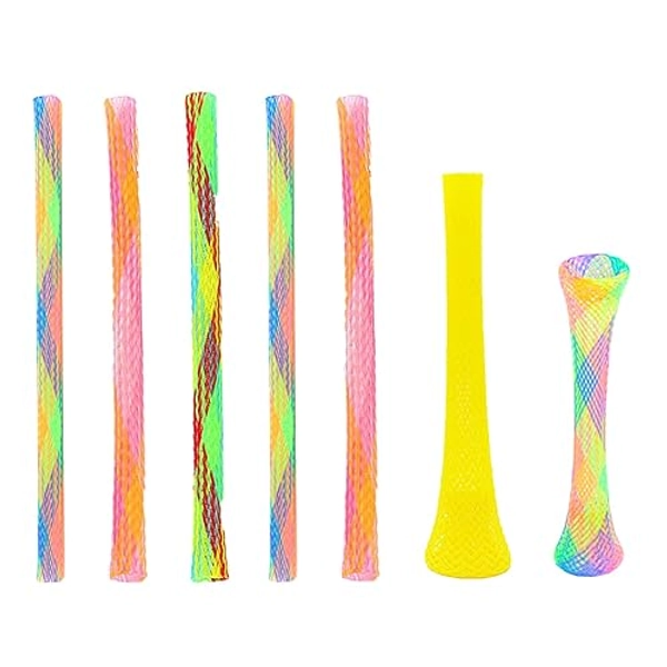 ISMARTEN 48 Pack Cat Tube Spring Toy, Interactive Cat Toy for Indoor Cats, Colorful Cat Plastic Coil for Kittens to Swat, Bite, Hunt (Random Color)