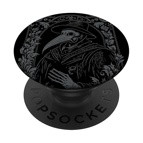 Plague Doctor Occult Gothic Pest Steampunk Black Death PopSockets Adhesive PopGrip - Adhesive PopGrip