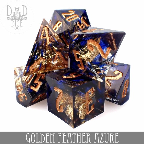 Golden Feather Dice