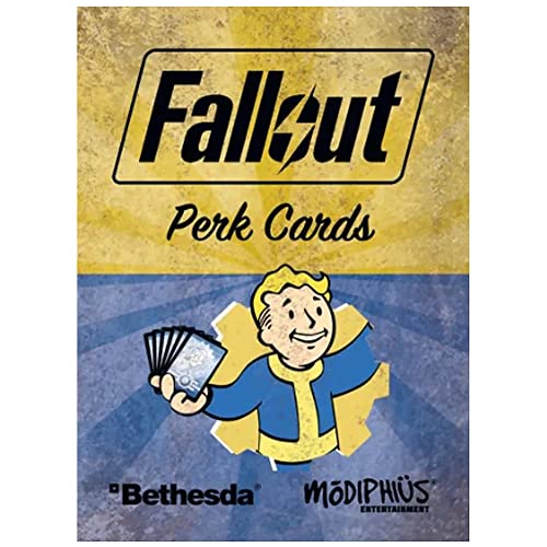Modiphius Entertainment Fallout: The Roleplaying Game Perk Cards - RPG Accessory, Roleplaying Game