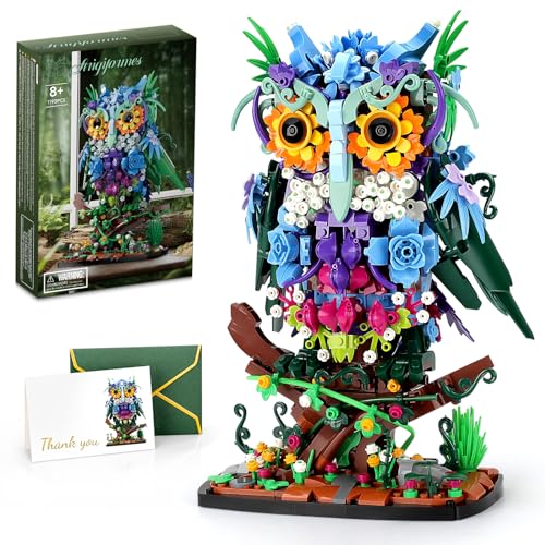 Floral Owl Lego Set