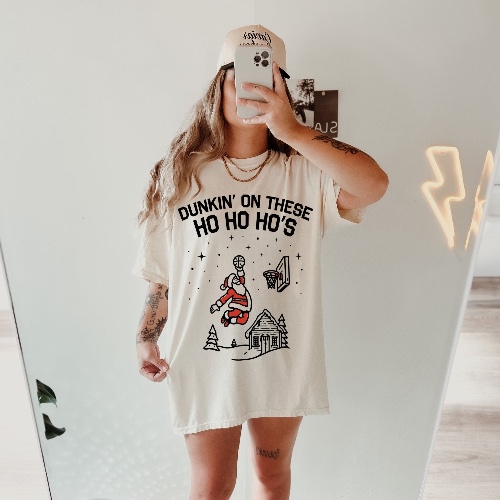 Dunkin' Santa Tee - Ivory (PREORDER) | Small