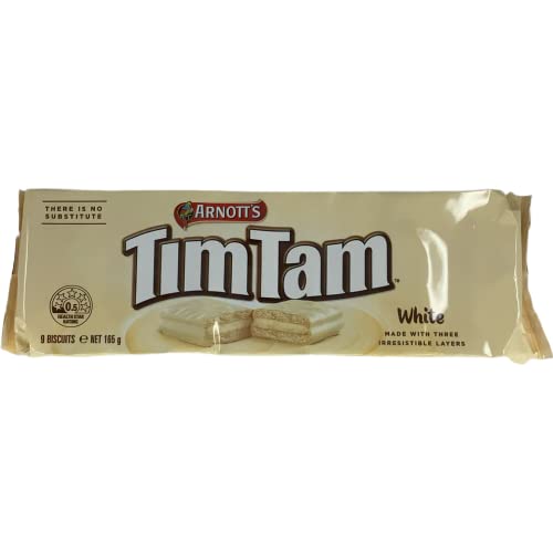 Candy Arnott's Tim Tam Biscuits White Chocolate, 200 g - 200 g (Pack of 1)