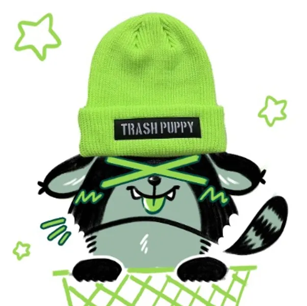 Trash puupy beanie