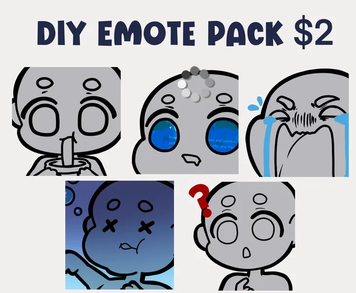 DIY Emote Pack : Emote Bases