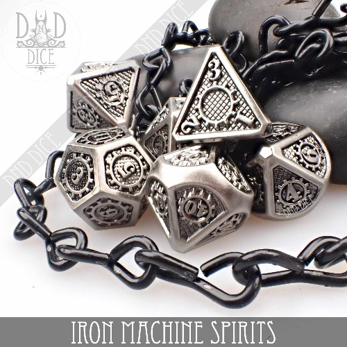 Iron Machine Spirits Metal Dice Set