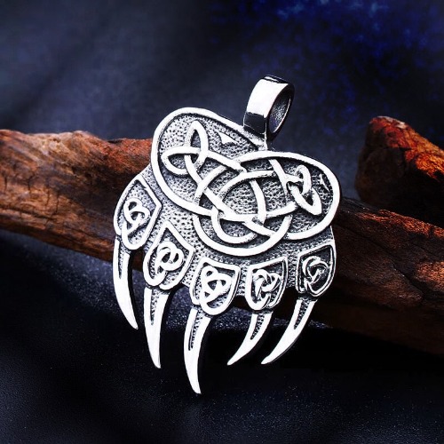 Paw of Veles Amulet - Stainless Steel | Metal