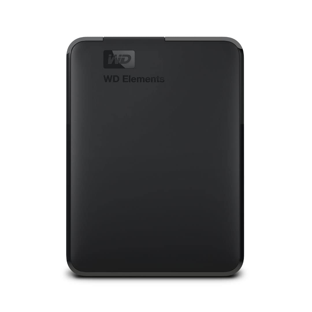 WD 2TB Elements Portable HDD, External Hard Drive, USB 3.0 for PC & Mac, Plug and Play Ready - WDBU6Y0020BBK-WESN - 2TB Portable HDD Hard Drive