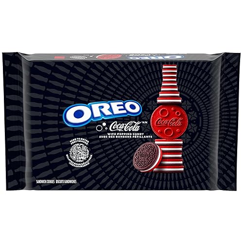 OREO Coca-Cola Sandwich Cookies, With Popping Candy, Limited Edition, 303 g