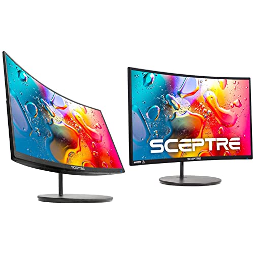 Sceptre 24-27 inch Curved Gaming Monitors (C275W-1920RN) and (C248W-1920RN Series) - Curved 27" 75Hz - Monitor + 24"Gaming LED Monitor