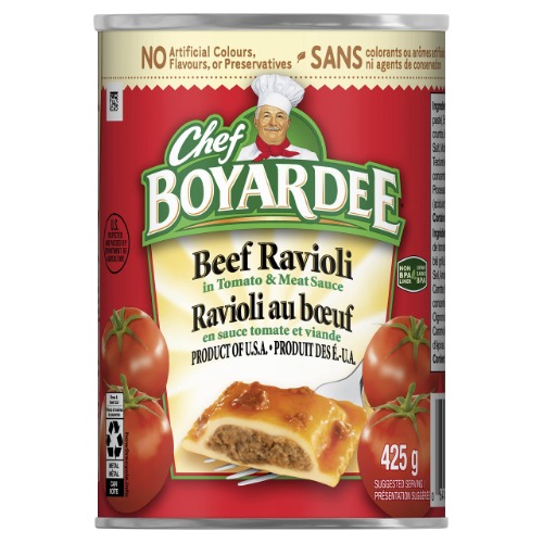 Chef Boyardee Beef Ravioli 8 x 425g - 425 g (Pack of 8)