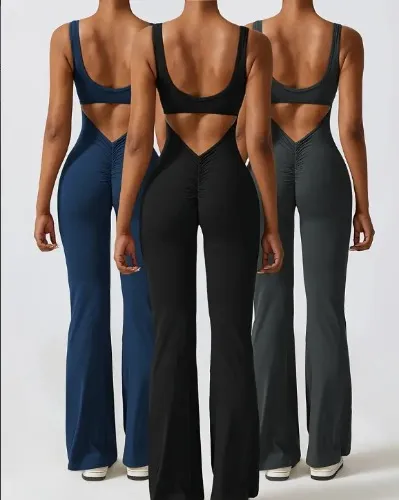 3-pack gym yoga jumpsuits