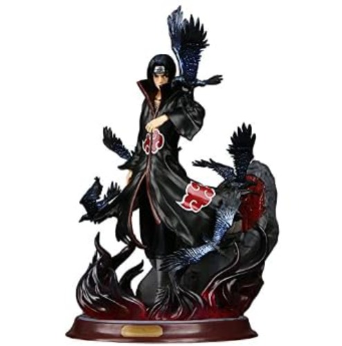 Anime Naruto Raven Uchiwa Itachi Action Figure Pop PVC Statuen Charakter Statue Dekoration 29CM