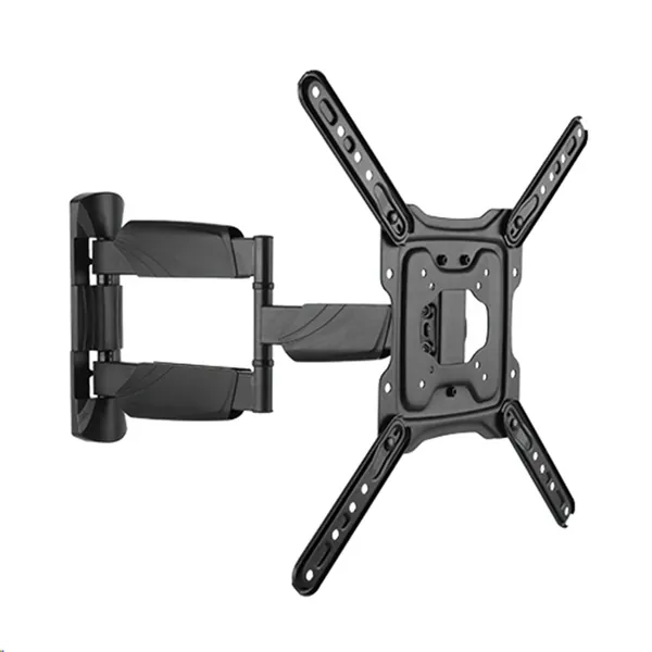 Brateck Lumi LPA50-443 23-55" Full Motion TV Wall Mount. Tilt +5  -15 , Swivel +90  -90 . Built-in level adjustment. Integrated cable management. Profile 49-305mm. Max VESA 400x400mm.