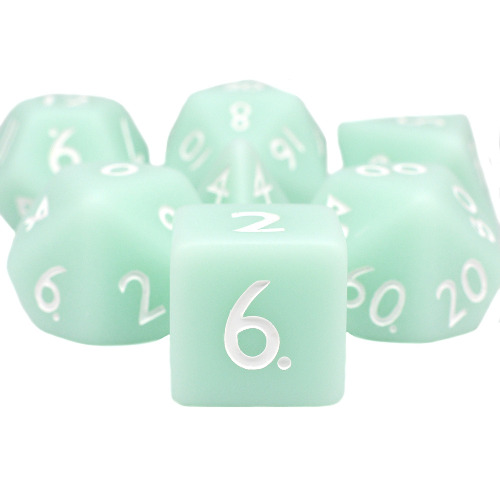 Mint - Matte - Set of 7 dice | Default Title