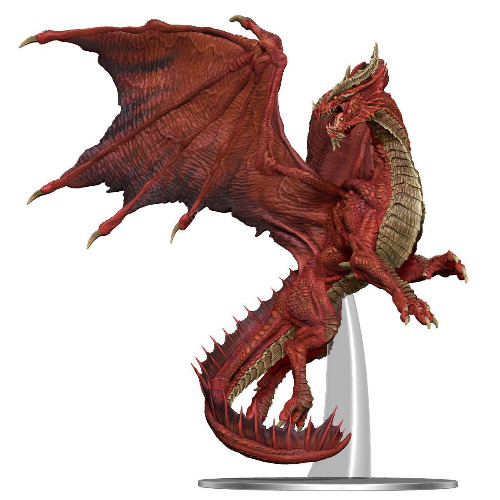 D&D Icons of the Realms Adult Red Dragon Premium Figure | Default Title