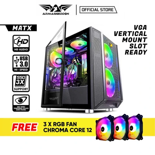 Armaggeddon Tessaraxx Core 1 Air MATX PC Case