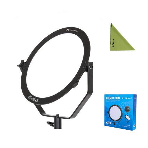 Falcon Eyes SO-28TD Kit 28W LED Dimmable High CRI95 3000-5600K Soft Lighting LED Edge Light Film Continuous Lighting