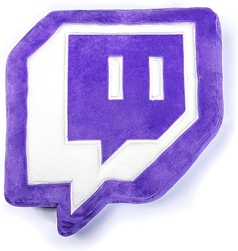 Twitch Glitch Pillow Plush - Purple