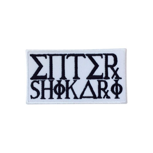 REAL EMPIRE Enter Shikari White Rock Band Iron On Patches Sew On Badges Embroidered Patch