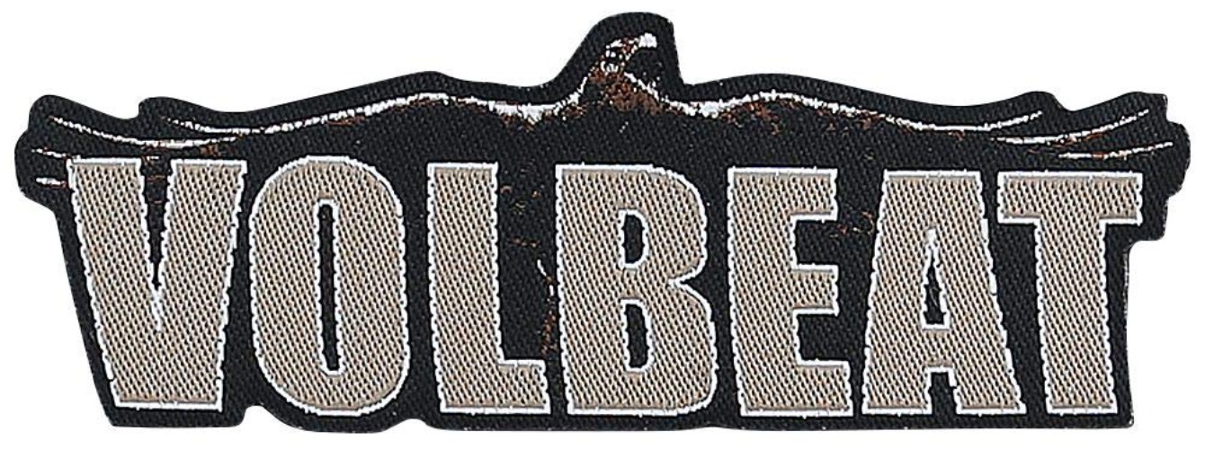 Volbeat Raven Logo Cut-Out Unisex Patch multicolour, 100% polyester,