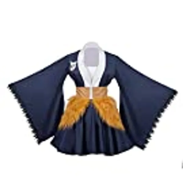 BYHai Hashibira Inosuke Cosplay Costume Japanese Anime Lolita Kimono Maid Cosplay Uniform Dress Outfit Adult