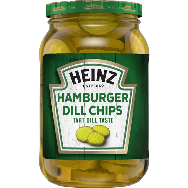 Heinz Hamburger Dill Pickle Chips (16oz Jar)