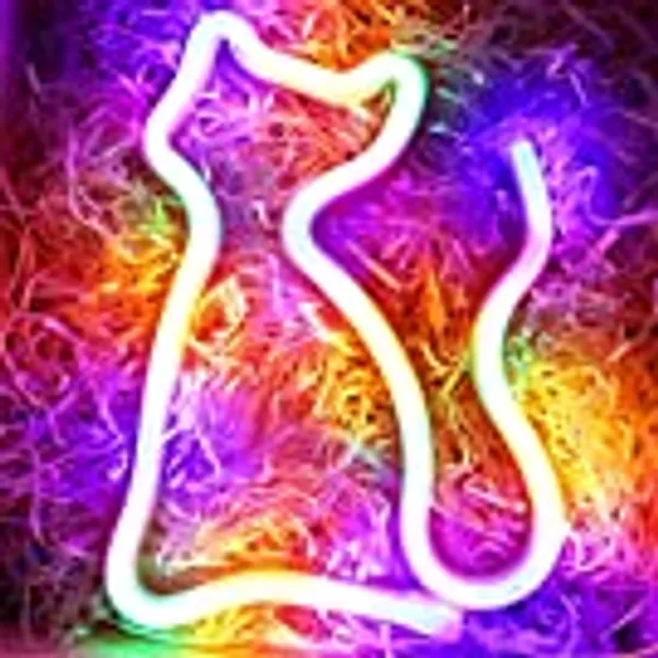 LED Cat Neon Signs Lights Wall Decor,Battery or USB Operated for Room,Wall Decor Table LED Neon Light Sign,Decorative for Bar,Christmas,Home Party, Wedding Birthday Kids or Girls Room(Blue Cat)