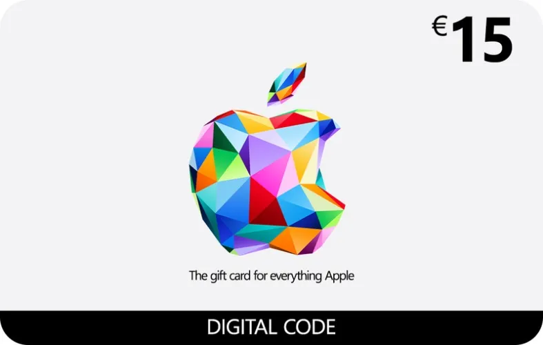 Apple gift card 15 euro