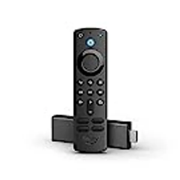 Fire TV Stick 4K, brilliant 4K streaming quality, TV and smart home controls, free and live TV