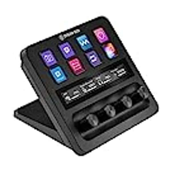 Elgato Stream Deck +, Audio Mixer, Production Console and Studio Controller for Content Creators, Streaming, Gaming, with Customizable Touch Strip dials and LCD Keys, Works with Mac and PC