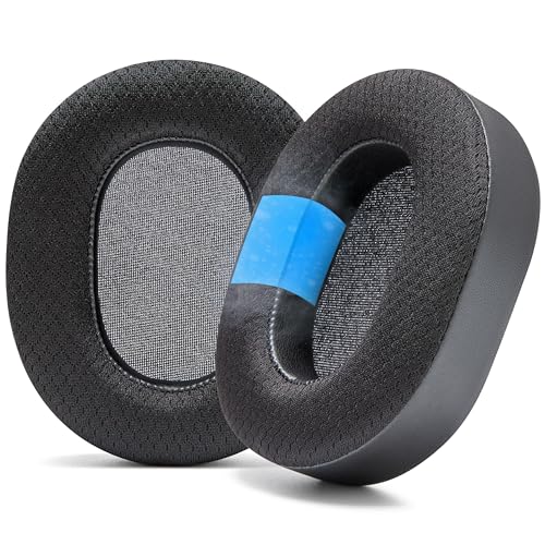 WC Freeze Blackshark 2023 - Cooling Gel Earpads for Razer Blackshark V2 Pro 2023 by Wicked Cushions - Boost Comfort, Thickness, & Sound Isolation for Epic Gaming | Black - Black