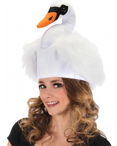 Swan Plush Deluxe Hat | Default Title