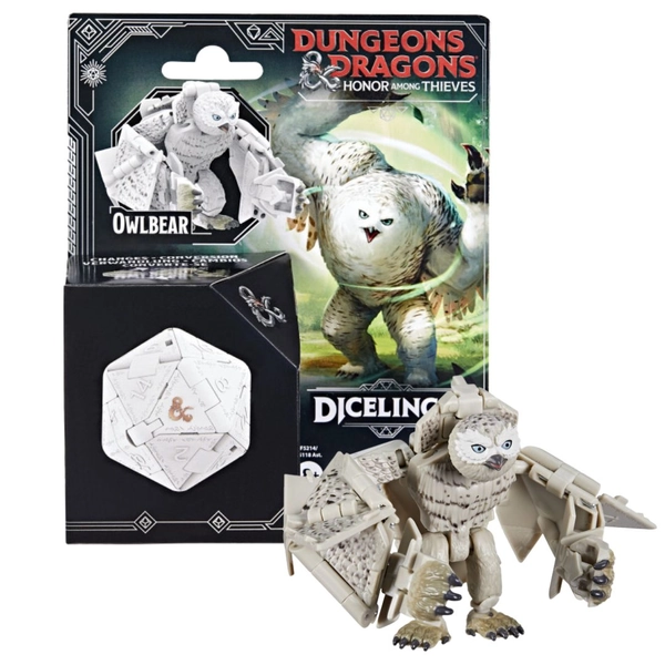 D&D Honor Among Thieves Dicelings: White Owlbear