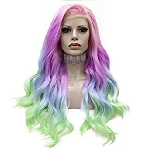 IMSTYLE Rainbow Lace Front Wig