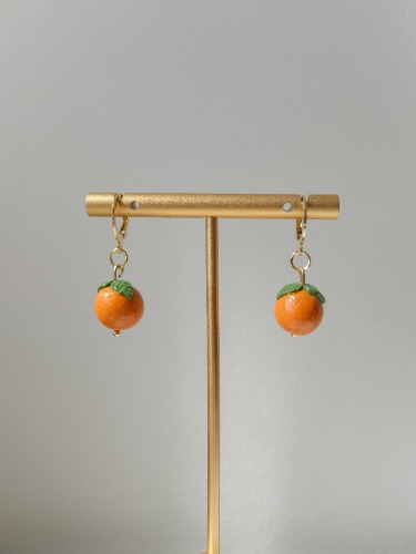 Mini Orange Earrings | Muni Muni