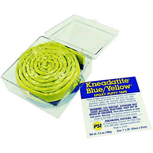 Polymeric Systems Kneadatite Blue/Yellow Epoxy Putty Tape 90cm Green Stuff