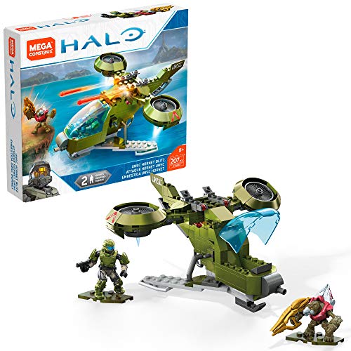 Mega Construx Halo UNSC Hornet Blitz Micro Action Figure Building Set