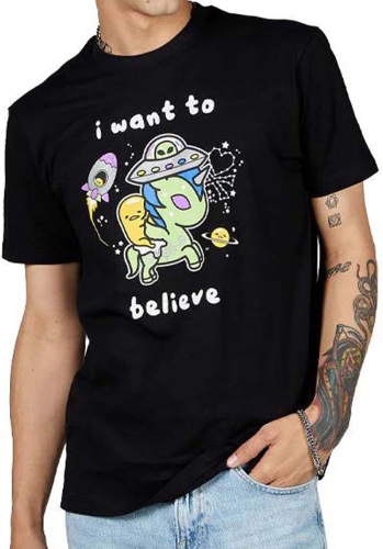 Tokidoki x Gudetama I Want To Believe | TEE* - SMALL