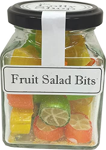 Fruit Salad Rock Candy Boiled Lollies 130g Jars - Packed In Boxes of 12 - 130 g
