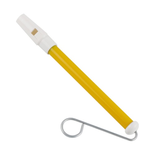 SW1-YL Kids Slide Whistle with Steel Sliding Rod Musical Instrument Toy for Children Kazoo Flute for Parent-Child Games Boys and Girls Party Favors School Prizes QIUNI - Yellow
