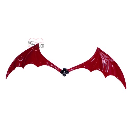 Demon Medic - Black & Red / Wings / One Size