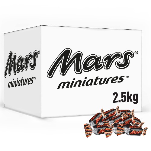 Mars Minis Karamell & Mjölkchoklad Små Chokladbitar 2,5kg