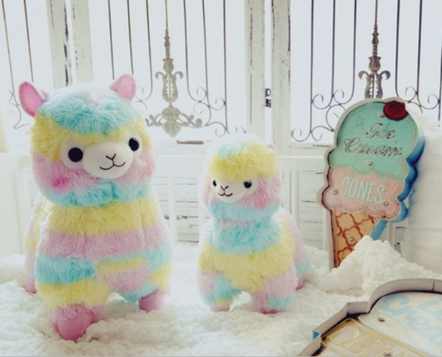 Rainbow Alpaca Plush | 45cm