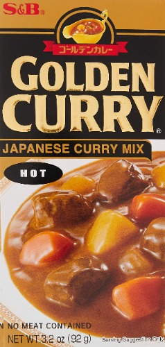 S&B, Golden Curry Sauce Mix, Hot, 3.2 oz - 