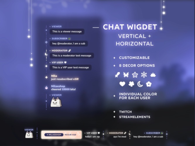 Chat widget