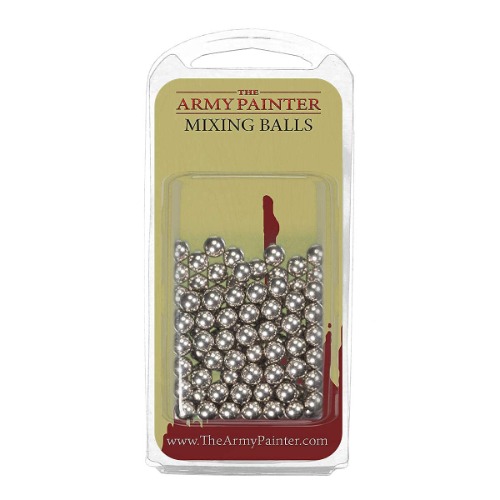 The Army Painter Paint Mixing Balls - Rust-proof Stainless Steel Paint Mixing Balls for Mixing Model Paints - Stainless Steel Mixing Agitator Balls and Paint Balls, 5.5mm/apr. 0.22”, 100 Pcs - 
