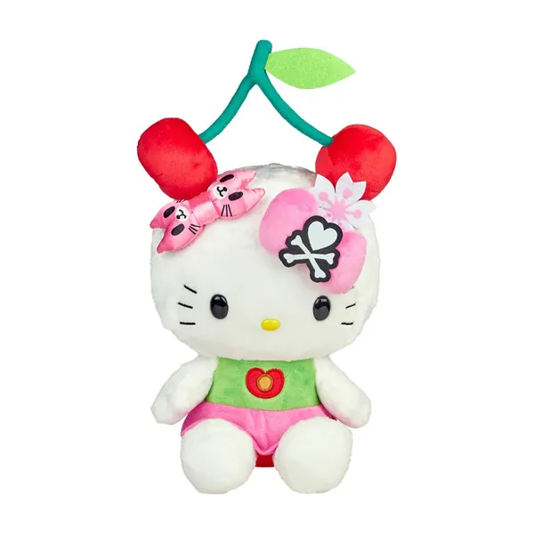 Hello Kitty x Tokidoki 10 Beary Cherry Plush (Midnight Metropolis)