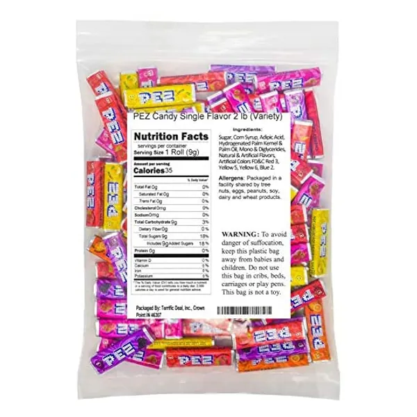 PEZ Candy Variety Mixed Fruit 2 lb